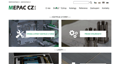 Desktop Screenshot of mepac.cz